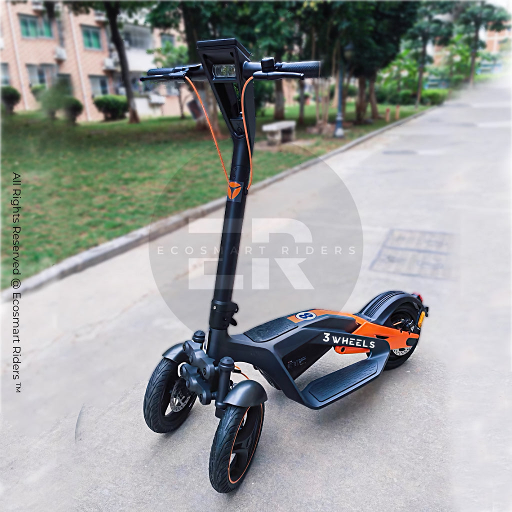 3Wheels Keros 600W - Trike E-Scooter || Ecosmart Riders™