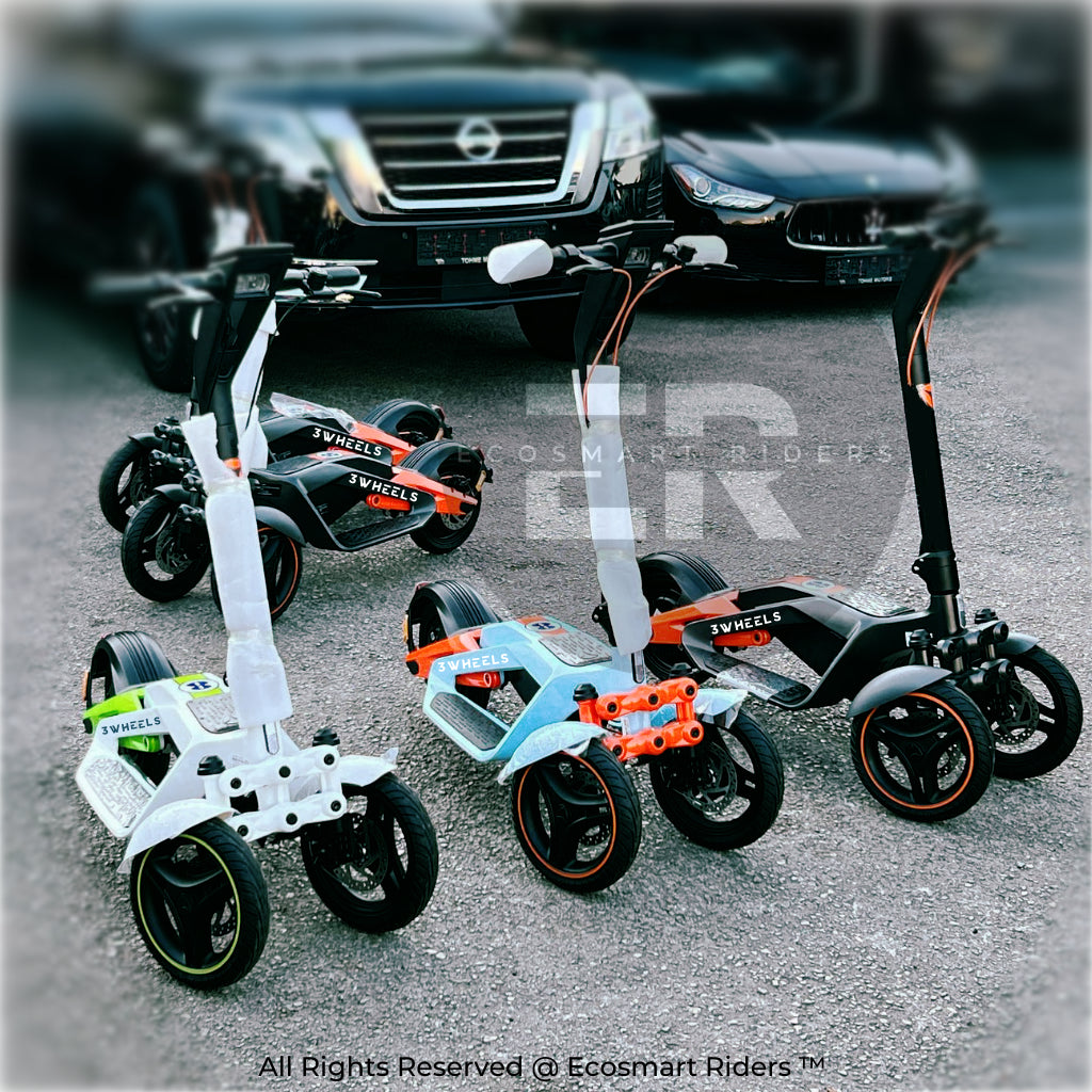 3Wheels Keros 600W - Trike E-Scooter || Ecosmart Riders™