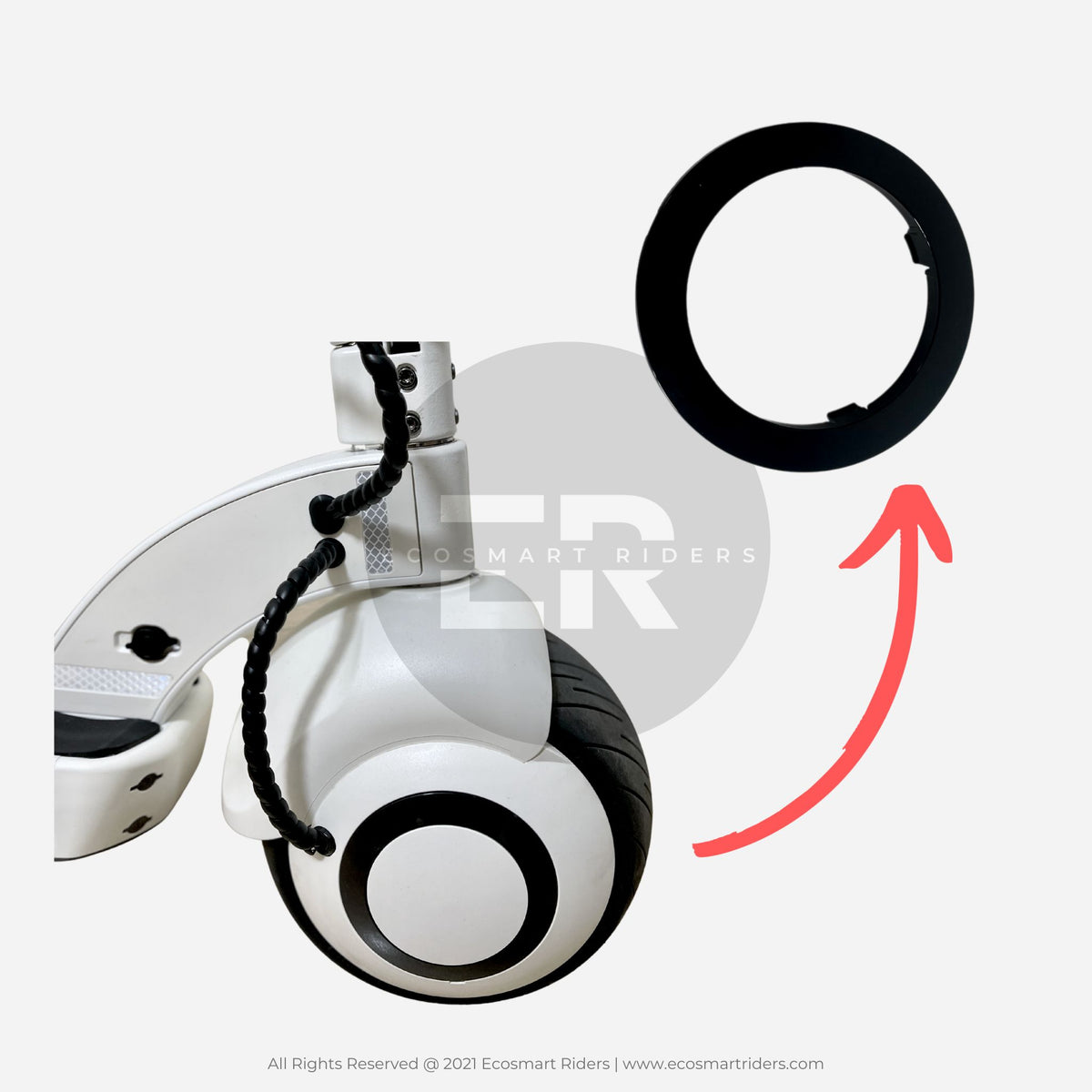 Reflectores Circulares para Ruedas | ORNO E-Scooter