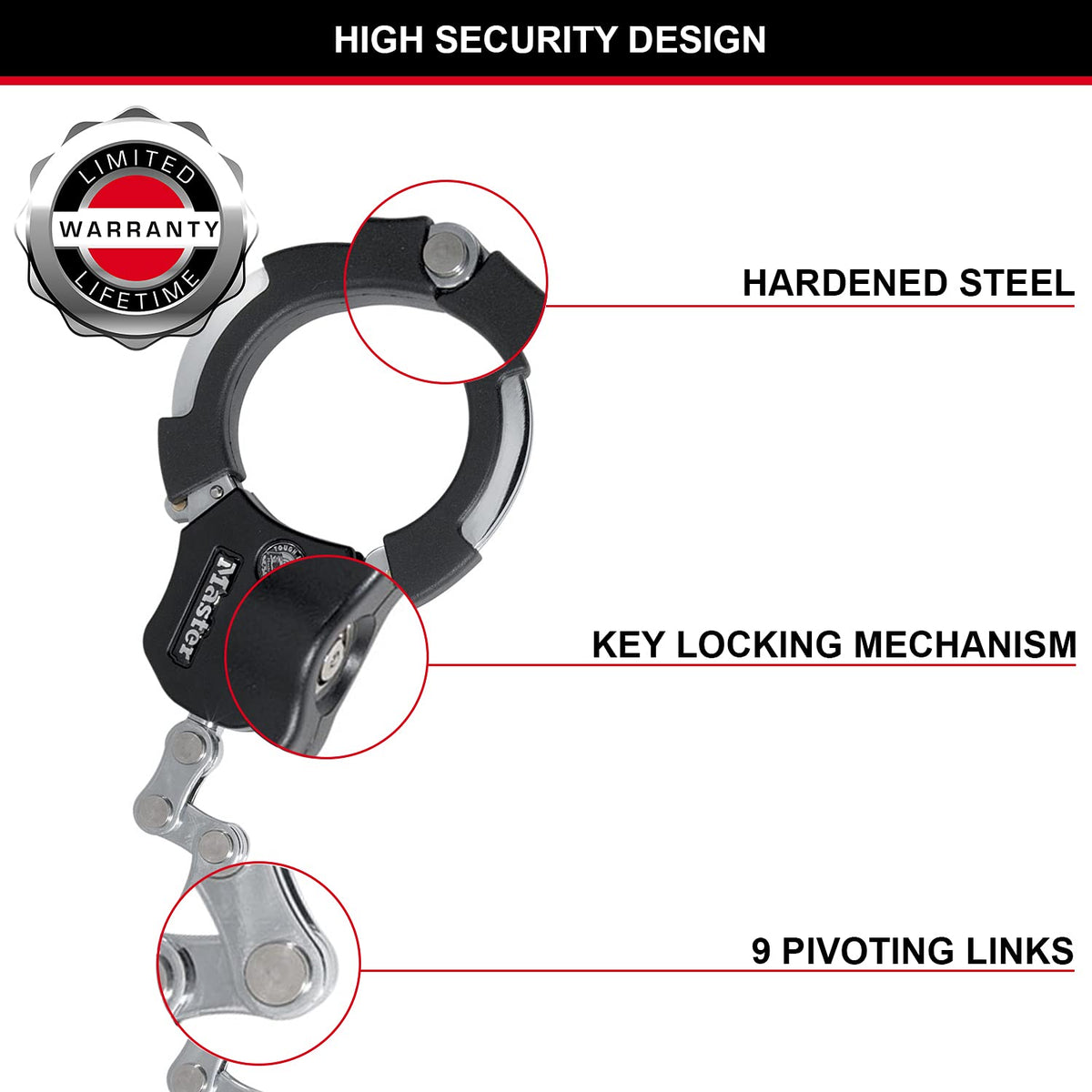 Master Lock Street Cuff® || Ecosmart Riders™